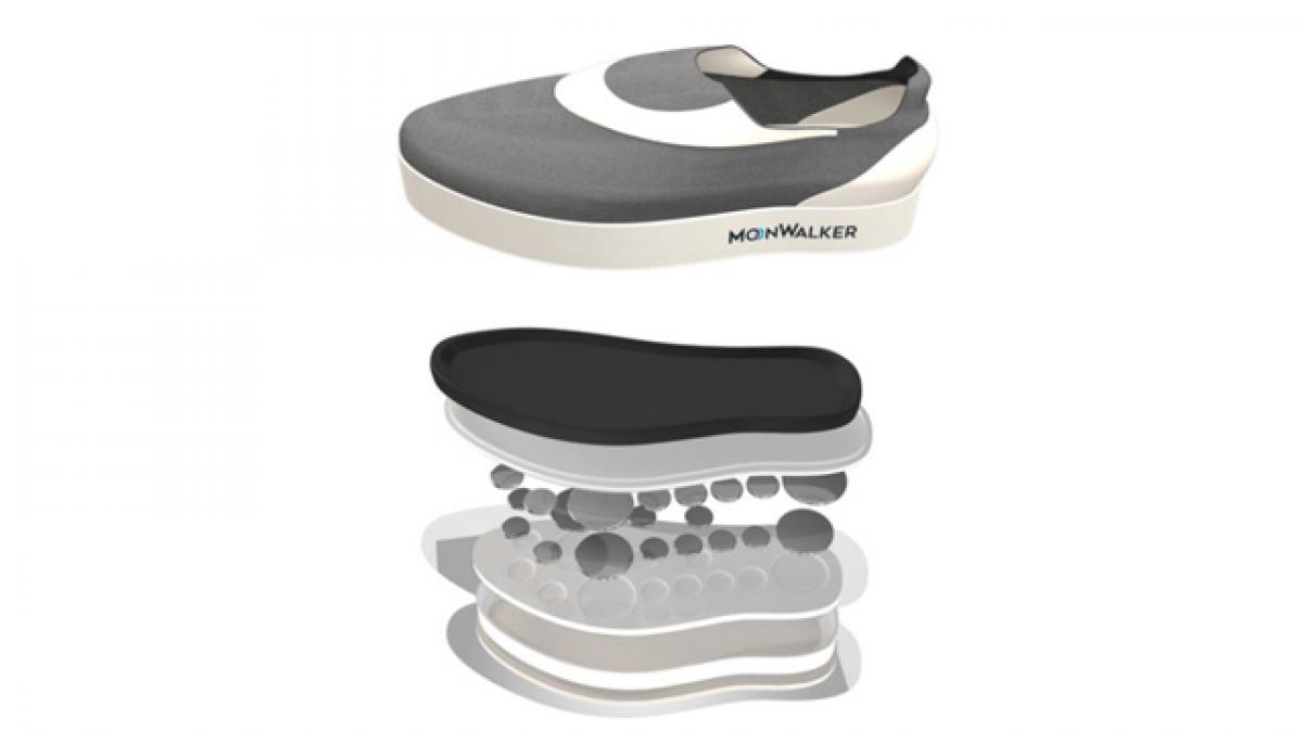 Check out: Gravity defying out of the world shoes with superpowerful magnets for moon walk